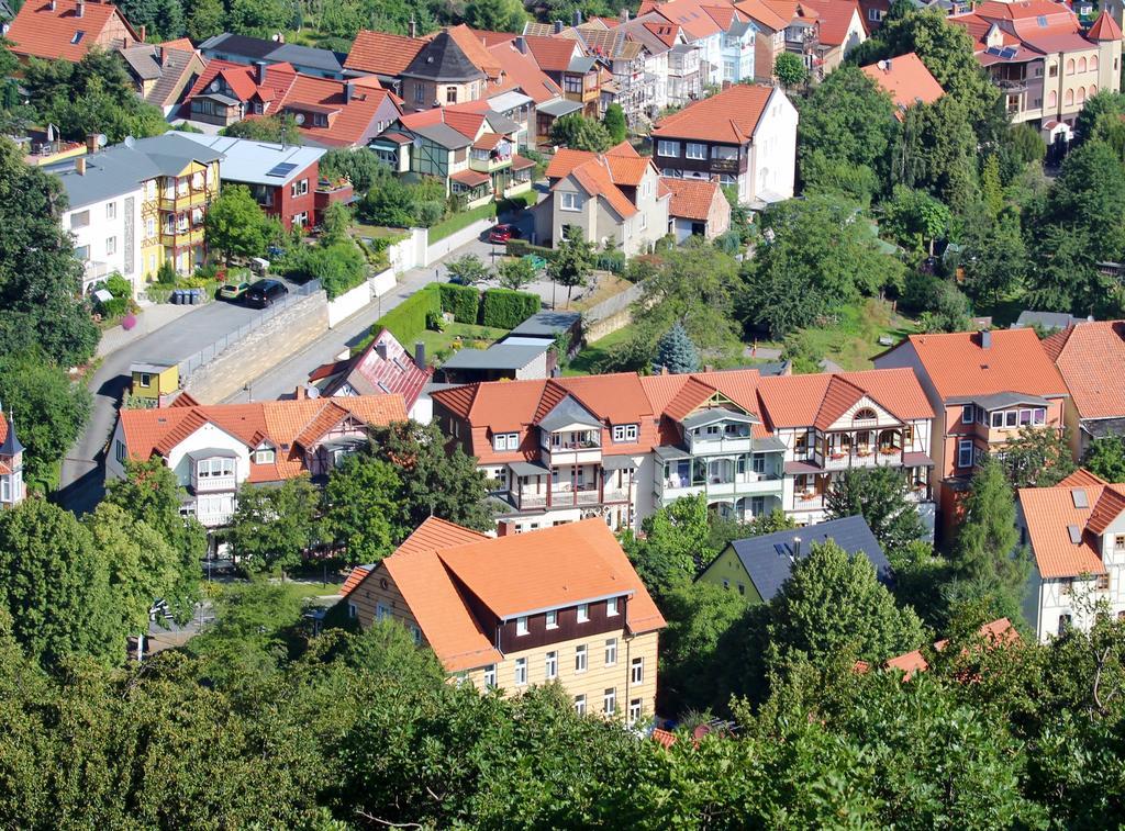 Pension Kurhausblick Bad Suderode Exteriér fotografie