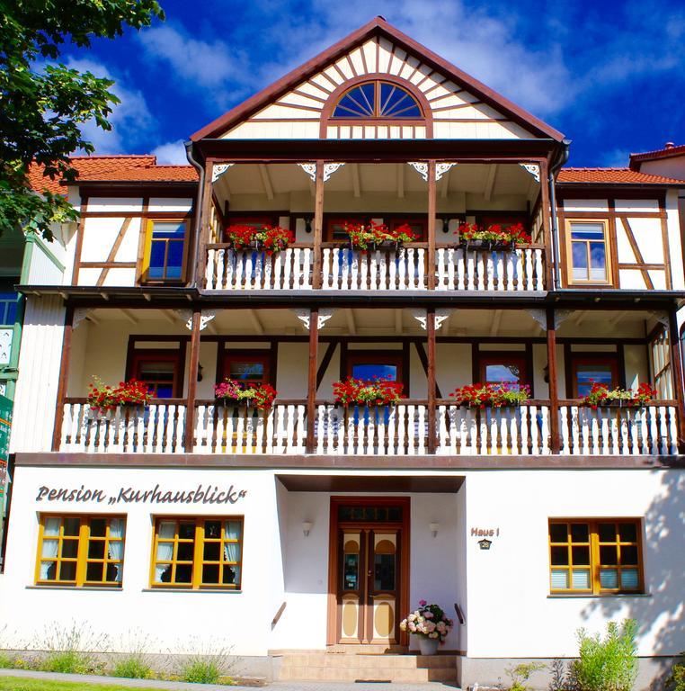 Pension Kurhausblick Bad Suderode Exteriér fotografie